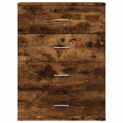 Příborníky 2 Ks Kouřový Dub 60 X 39 X 80 Cm Kompozitní Dřevo