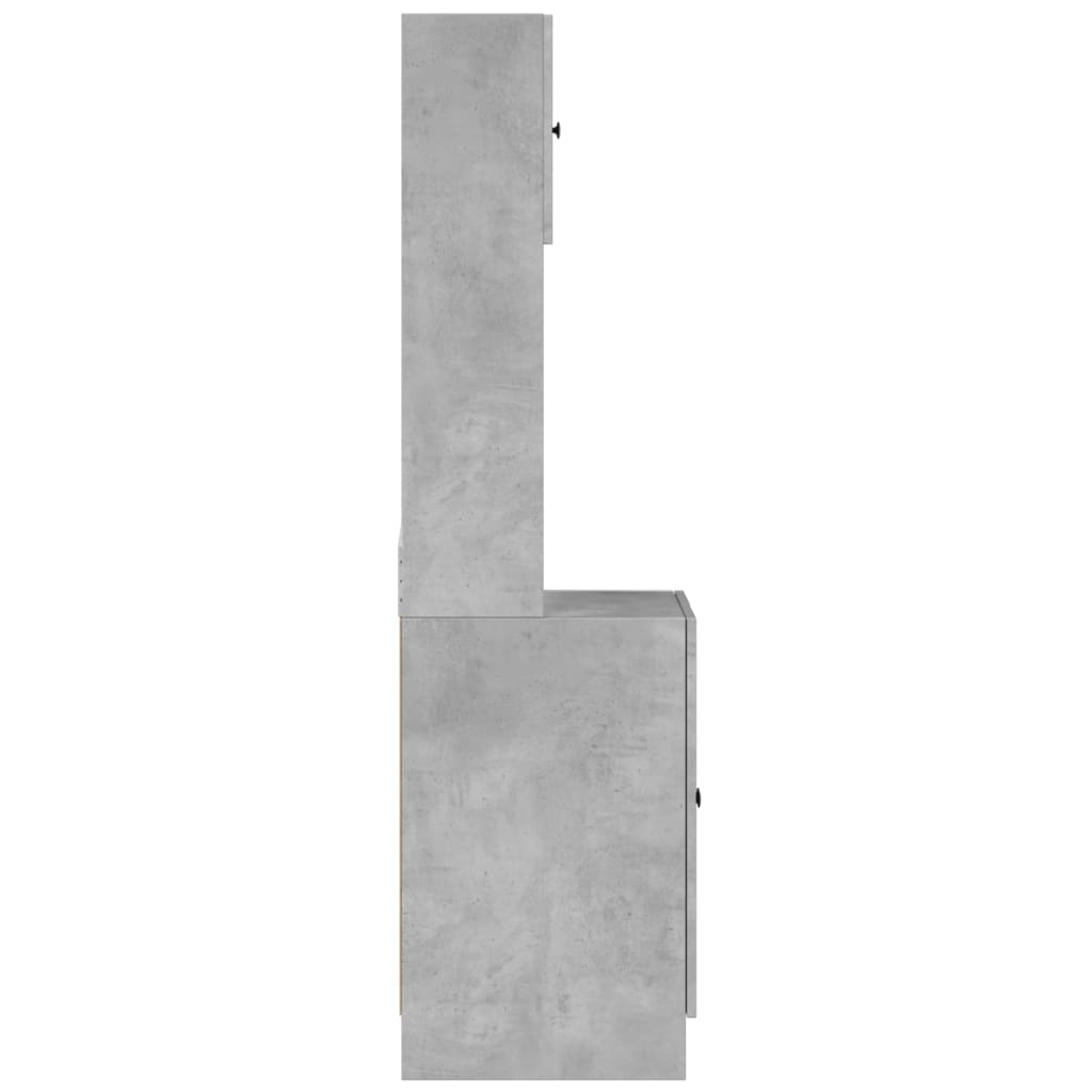 Kuchyňská Skříňka Betonově Šedá 60X50X180 Cm Kompozitní Dřevo