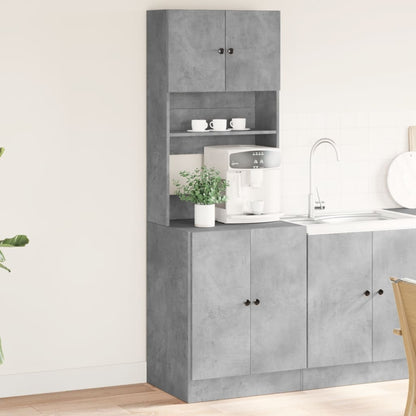Kuchyňská Skříňka Betonově Šedá 60X50X180 Cm Kompozitní Dřevo