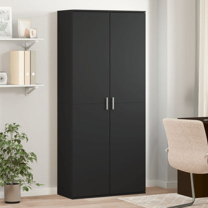 Skříň Highboard 80 X 35 X 180 Cm Kompozitní Dřevo