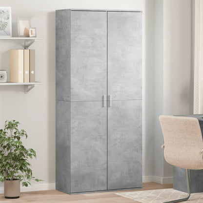 Skříň Highboard 80 X 35 X 180 Cm Kompozitní Dřevo