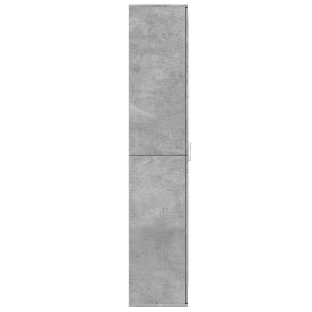 Skříň Highboard Betonově Šedá 70 X 35 X 180 Cm Kompozitní Dřevo