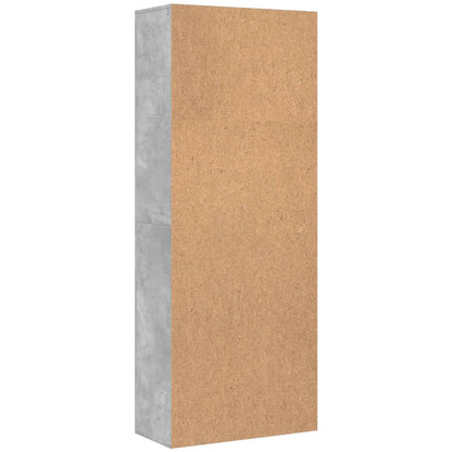 Skříň Highboard Betonově Šedá 70 X 35 X 180 Cm Kompozitní Dřevo