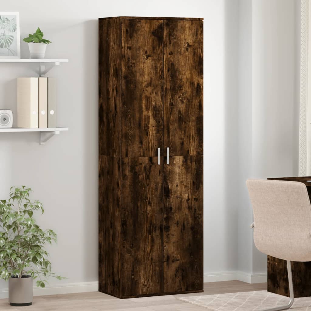 Skříň Highboard Dub Sonoma 60 X 35 X 180 Cm Kompozitní Dřevo