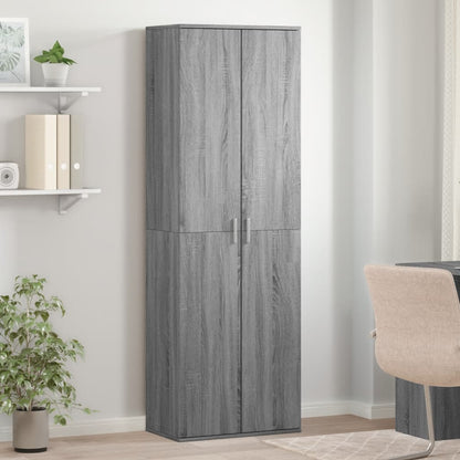 Skříň Highboard Dub Sonoma 60 X 35 X 180 Cm Kompozitní Dřevo