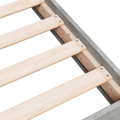 Rám Postele Betonově Šedý Kompozitní Dřevo Betonová Šedá