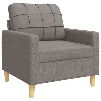 3Dílná Sedací Souprava Taupe Textil