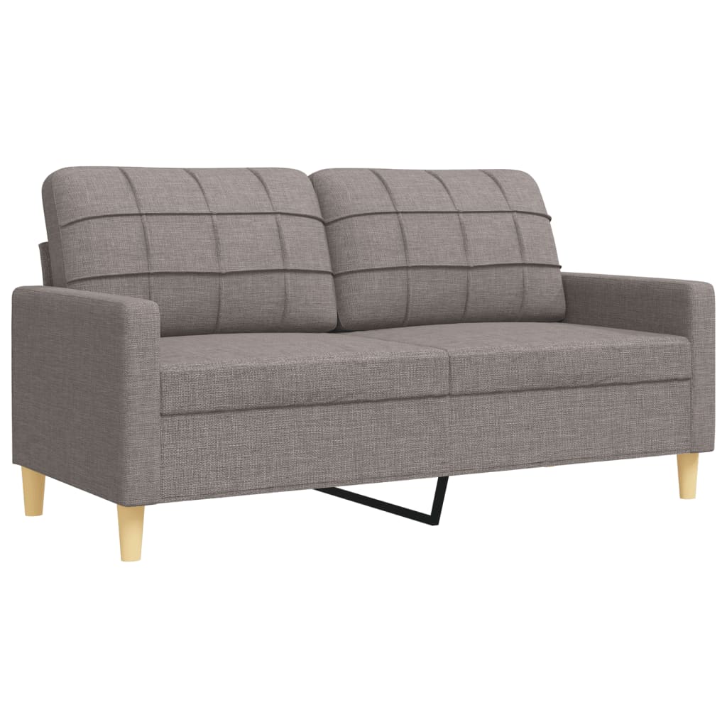 3Dílná Sedací Souprava Taupe Textil