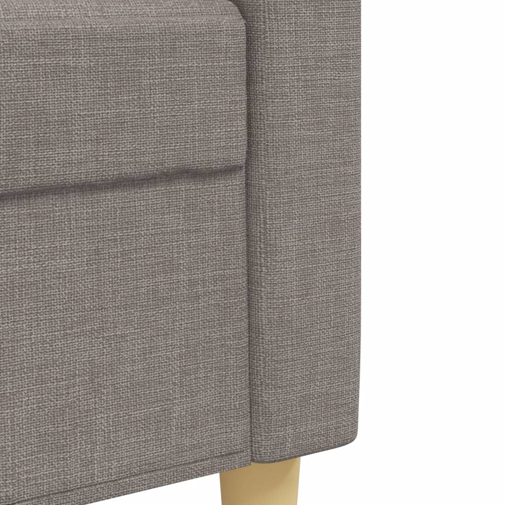 3Dílná Sedací Souprava Taupe Textil