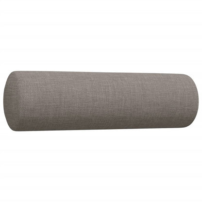 3Dílná Sedací Souprava S Polštáři Taupe Textil