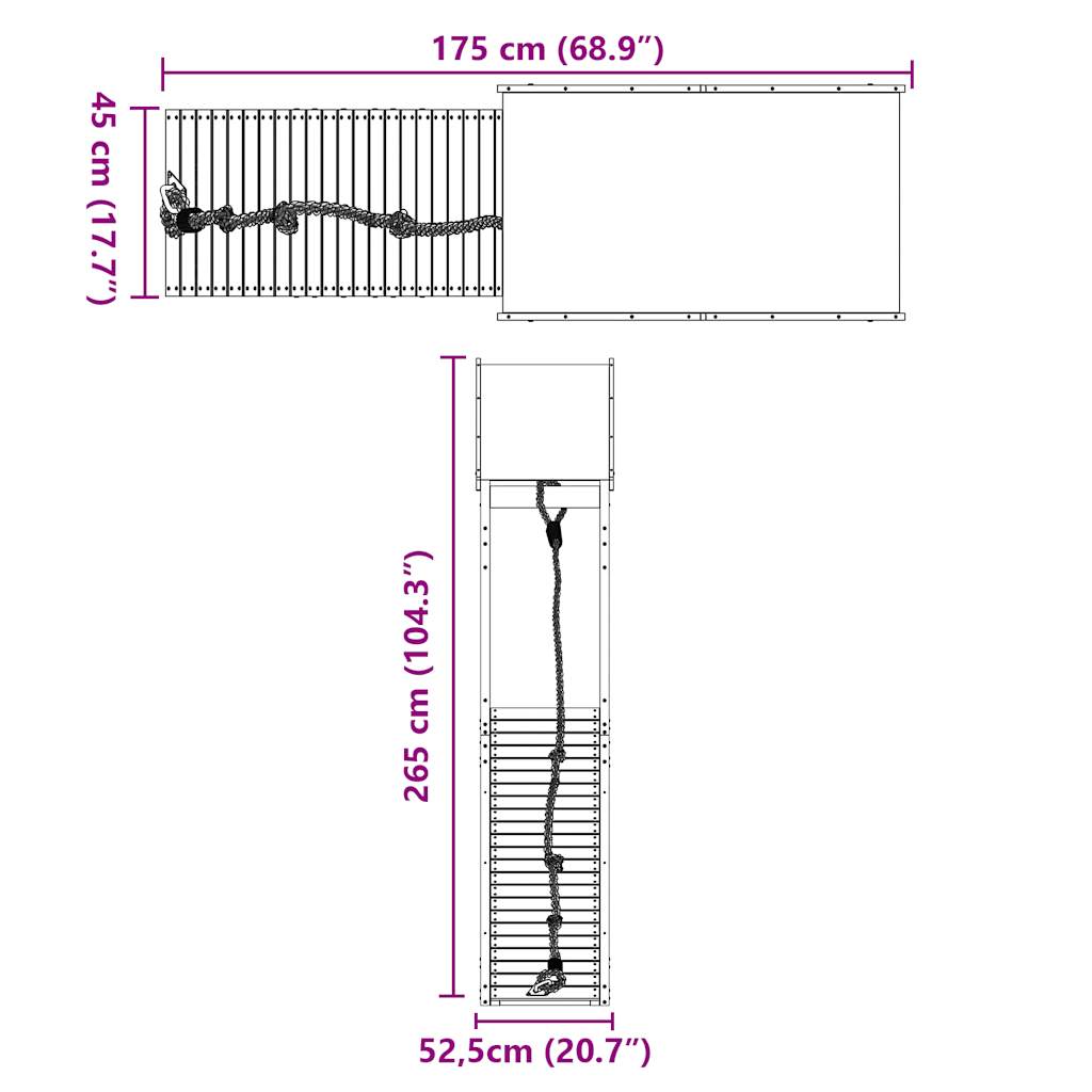 Dětské Hřiště Na Zahradu Masivní Borové Dřevo