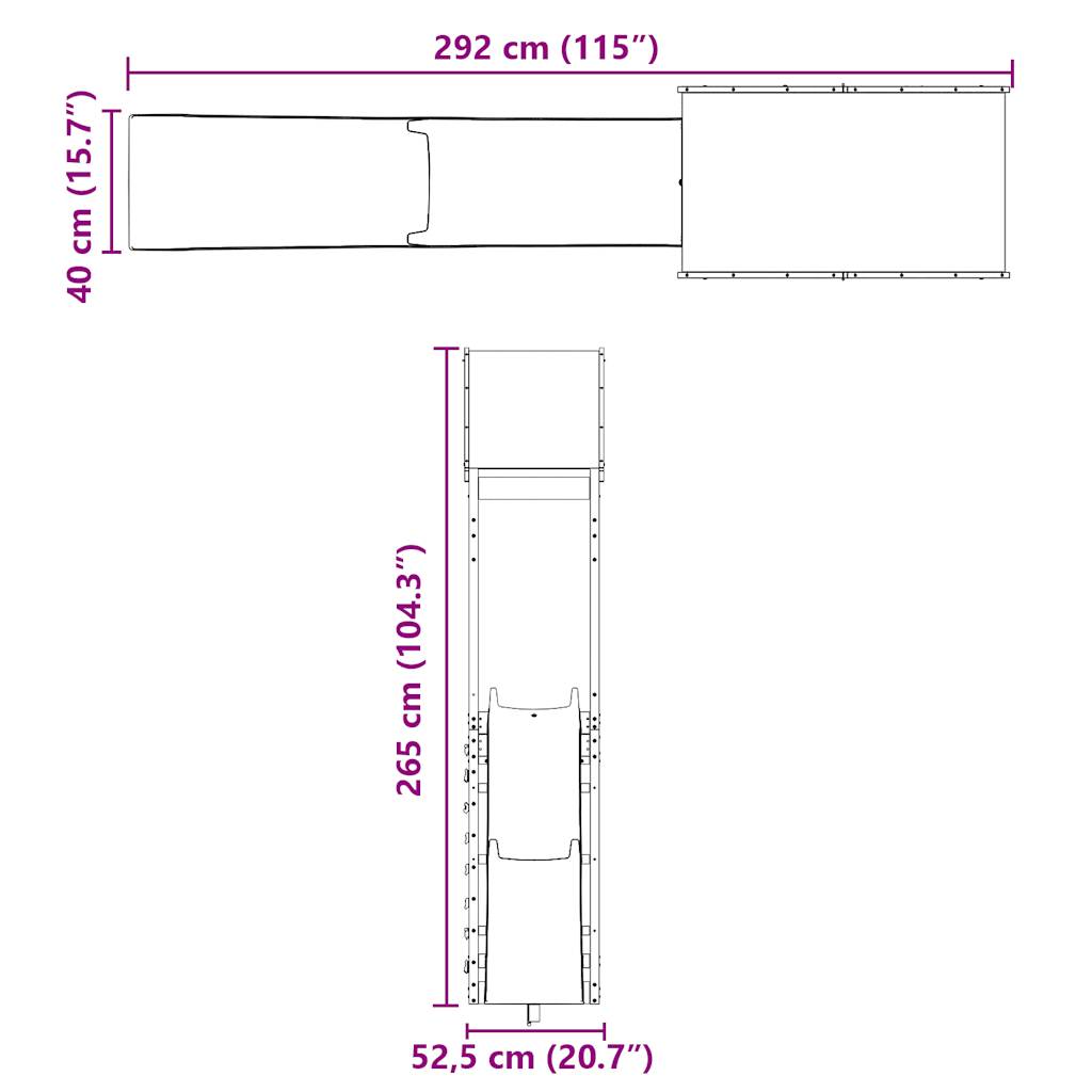 Dětské Hřiště Na Zahradu Masivní Borové Dřevo