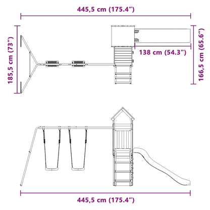 Dětské Hřiště Na Zahradu Masivní Borové Dřevo
