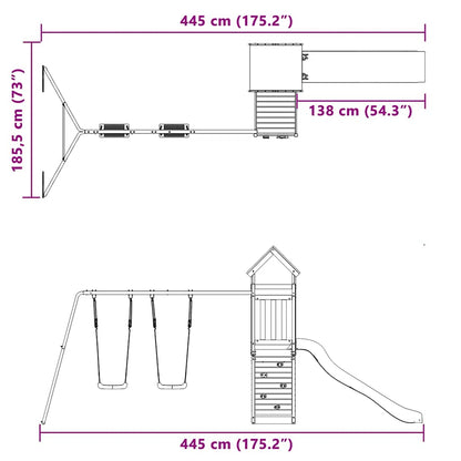 Dětské Hřiště Na Zahradu Impregnované Borové Dřevo