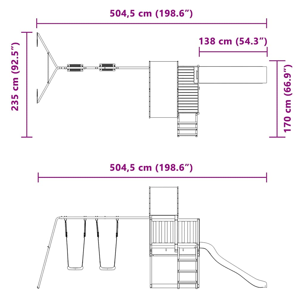 Dětské Hřiště Na Zahradu Impregnované Borové Dřevo