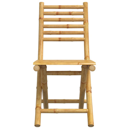 5Dílný Zahradní Jídelní Set Bambus