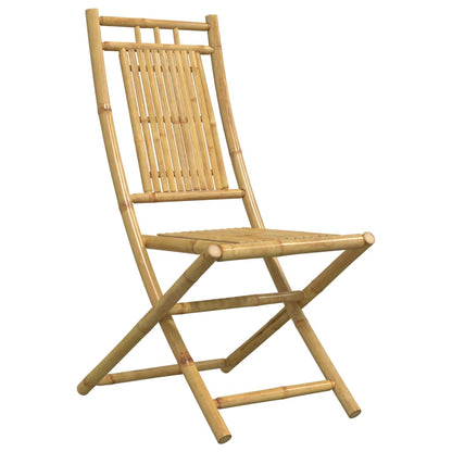 5Dílný Zahradní Jídelní Set Bambus