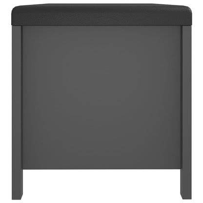 Úložný Box S Polštářem Šedý 105 X 40 X 45 Cm