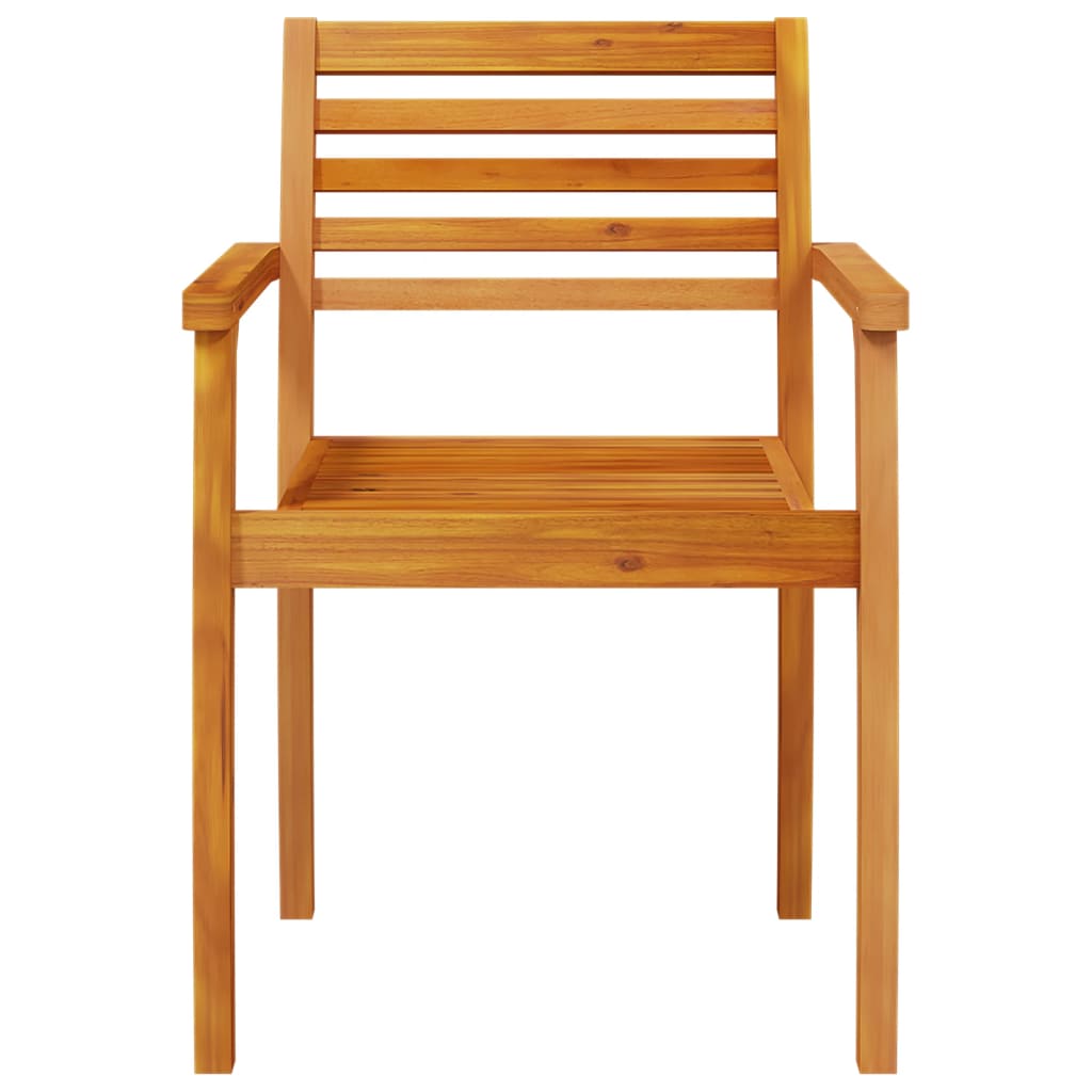 Zahradní Židle 8 Ks 59 X 55 X 85 Cm Masivní Akáciové Dřevo
