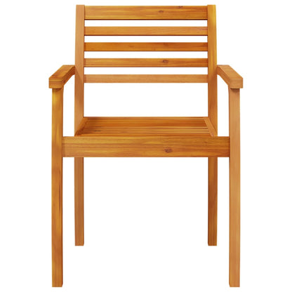 Zahradní Židle 8 Ks 59 X 55 X 85 Cm Masivní Akáciové Dřevo