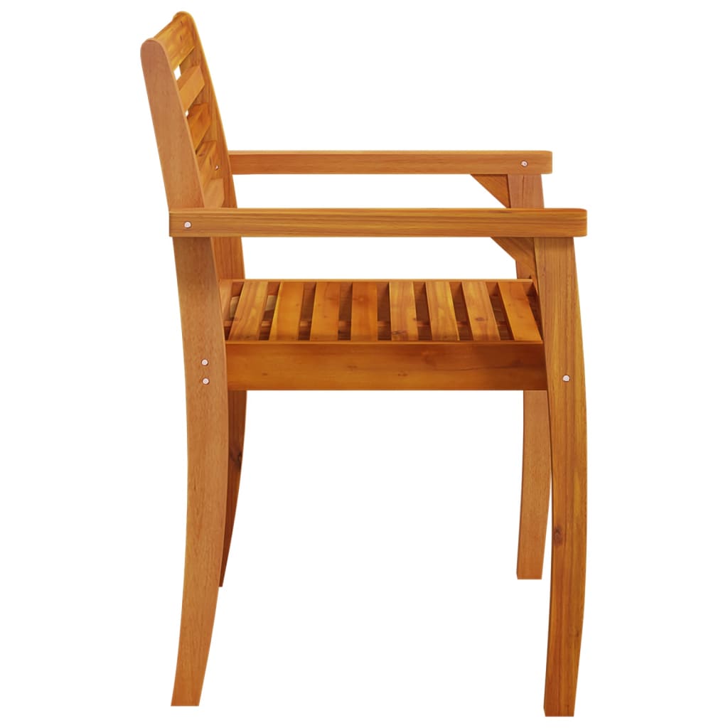 Zahradní Židle 8 Ks 59 X 55 X 85 Cm Masivní Akáciové Dřevo