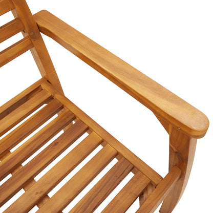 Zahradní Židle 8 Ks 59 X 55 X 85 Cm Masivní Akáciové Dřevo
