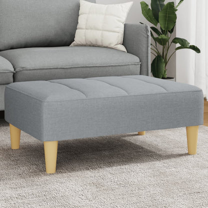 Podnožka Černá 77 X 55 X 31 Cm Textil