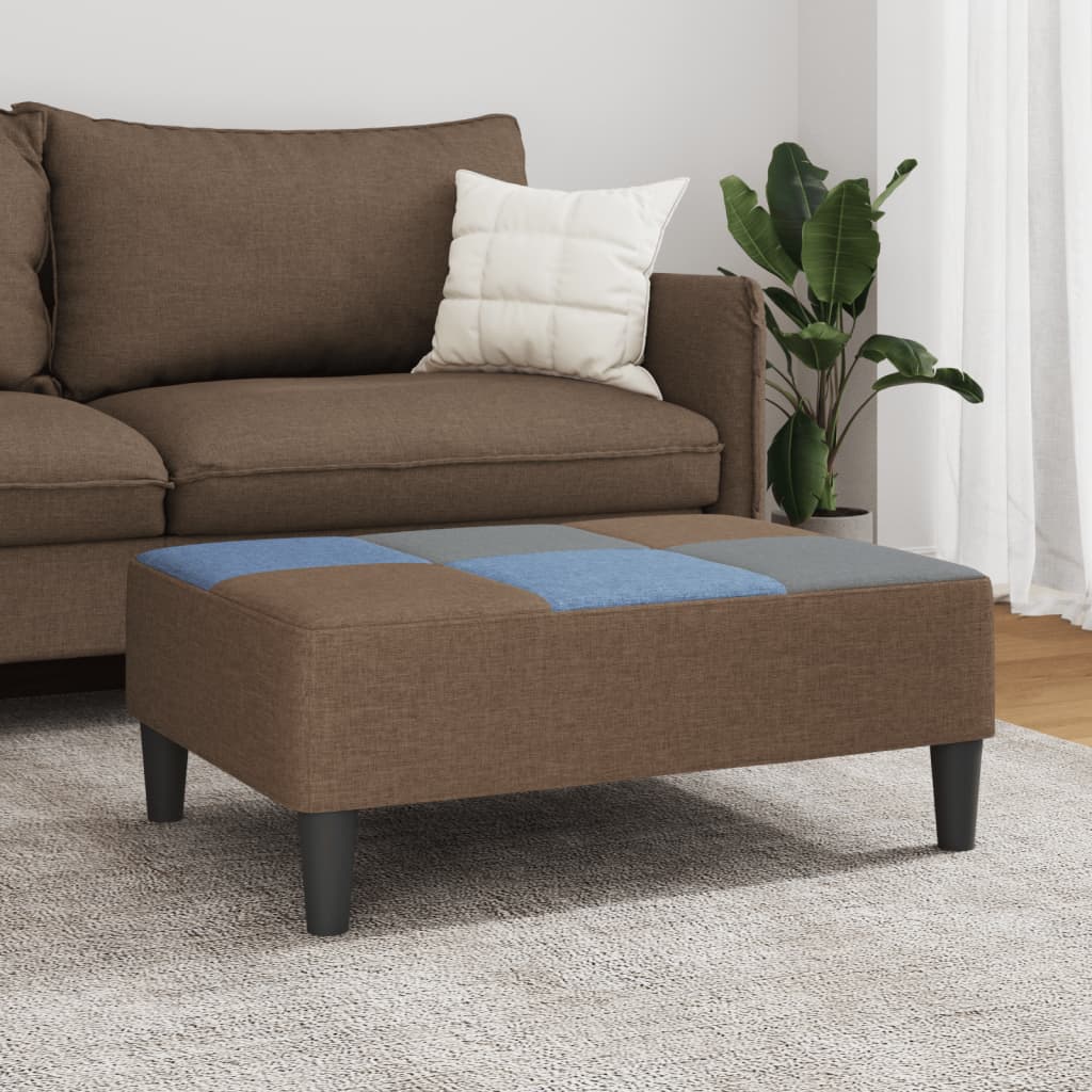 Podnožka Patchwork 77 X 55 X 31 Cm Textil