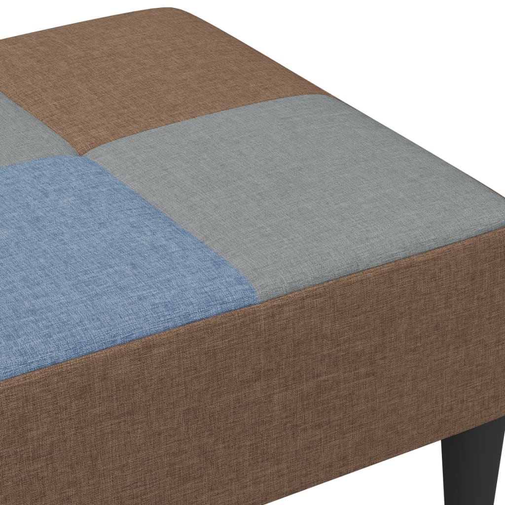 Podnožka Patchwork 77 X 55 X 31 Cm Textil