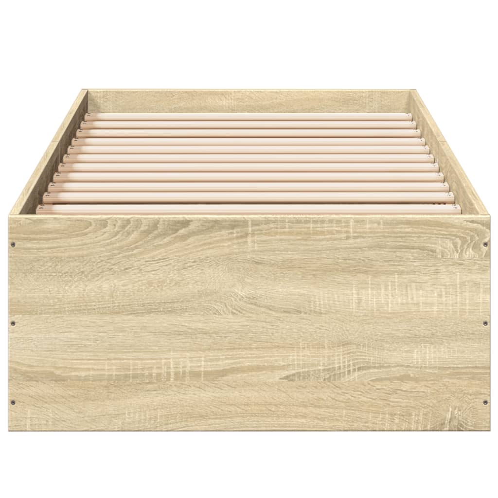 Rám Postele Dub Sonoma 90 X 190 Cm Kompozitní Dřevo