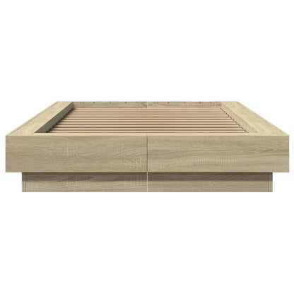 Rám Postele Dub Sonoma 75 X 190 Cm Kompozitní Dřevo