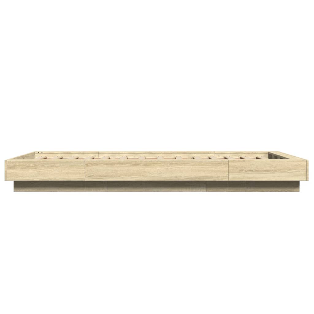 Rám Postele Dub Sonoma 75 X 190 Cm Kompozitní Dřevo