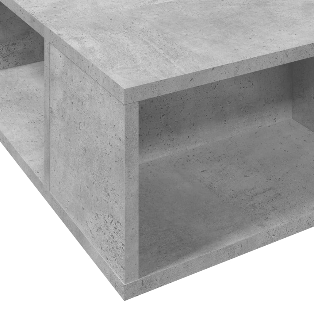 Rám Postele Betonově Šedý Kompozitní Dřevo