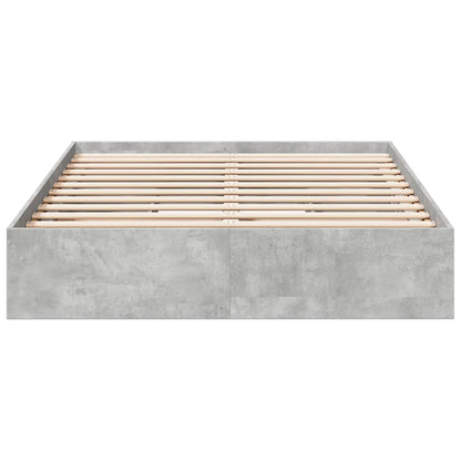 Rám Postele Se Zásuvkami Betonově Šedý 120 X 200 Cm Kompozit