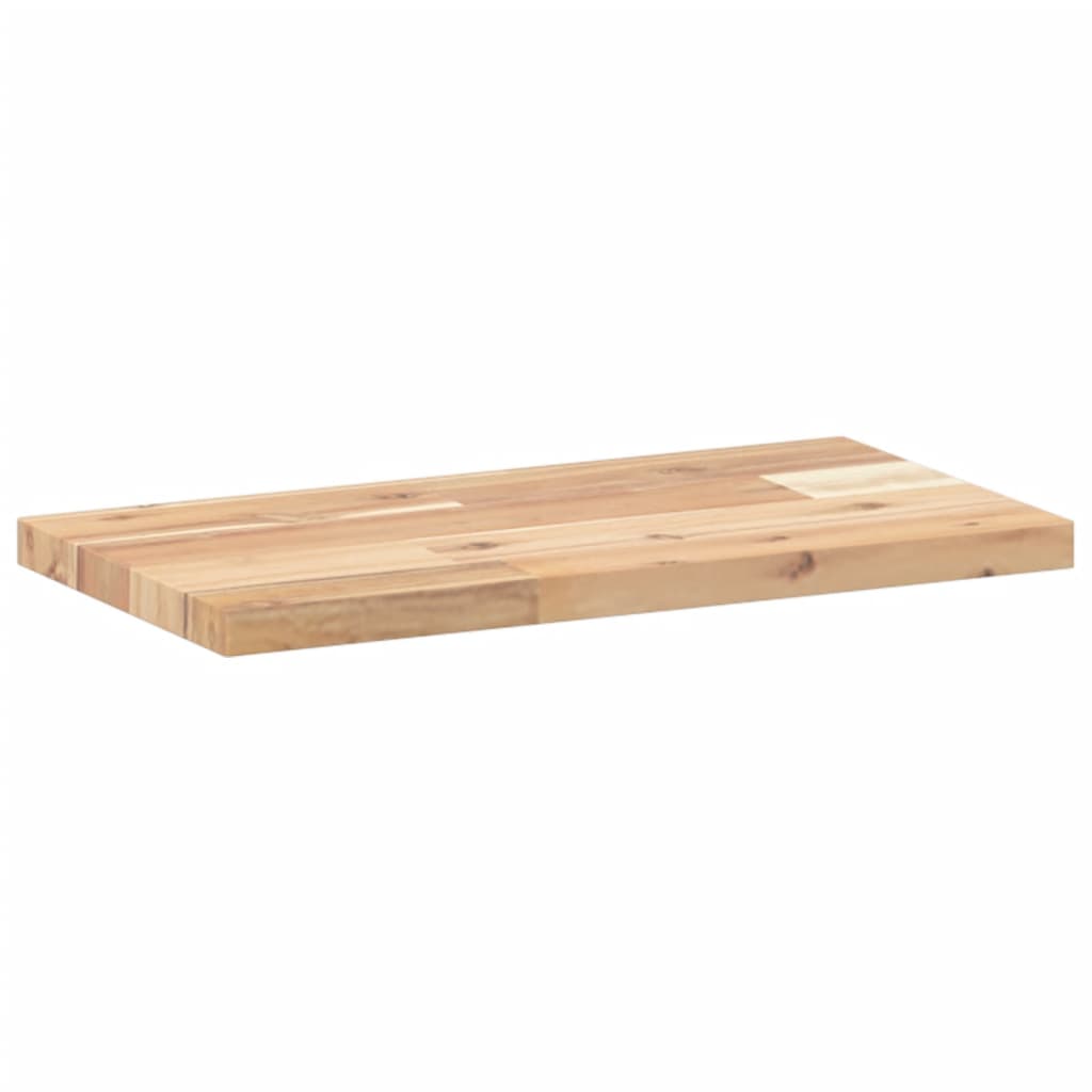 Plovoucí Police 4 Ks 60 X 20 X 2 Cm Neošetřené Akáciové Dřevo