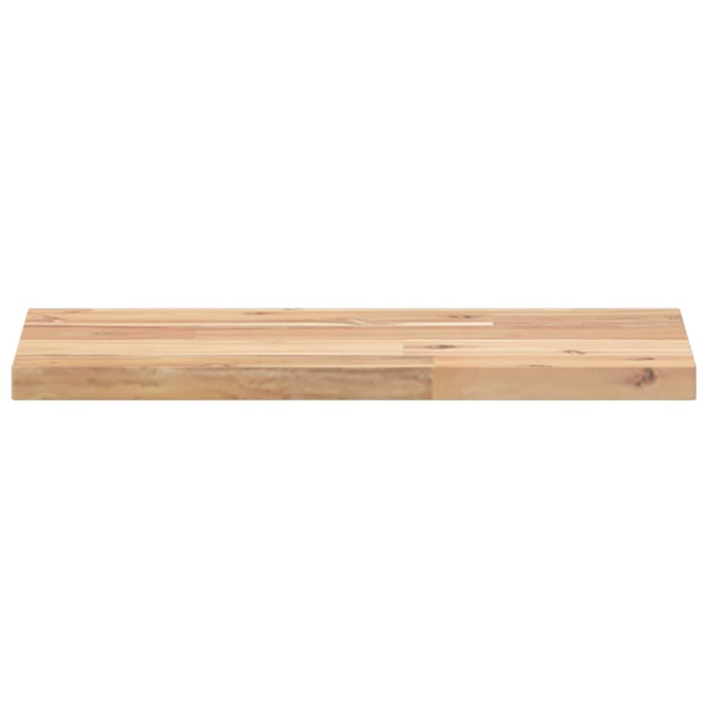 Plovoucí Police 4 Ks 60 X 20 X 2 Cm Neošetřené Akáciové Dřevo