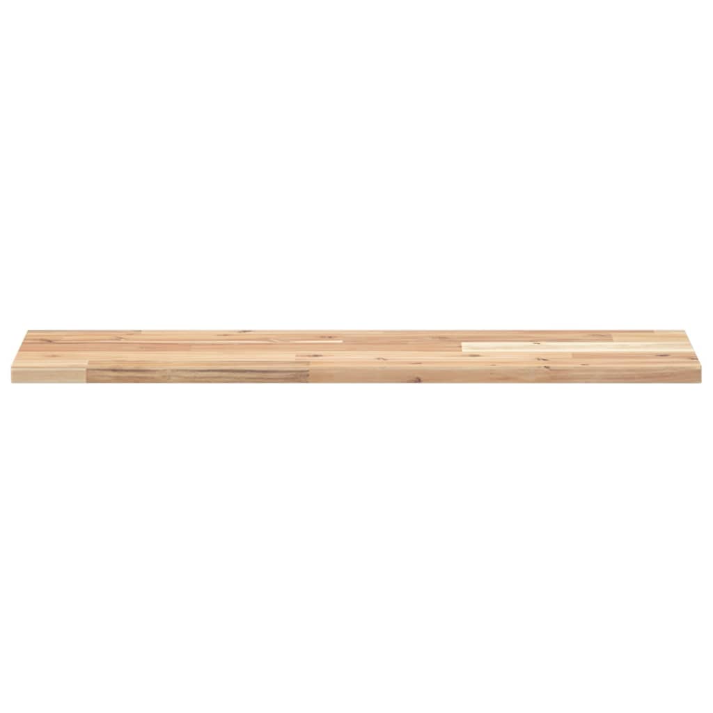 Plovoucí Police 4 Ks 100 X 20 X 2 Cm Neošetřené Akáciové Dřevo