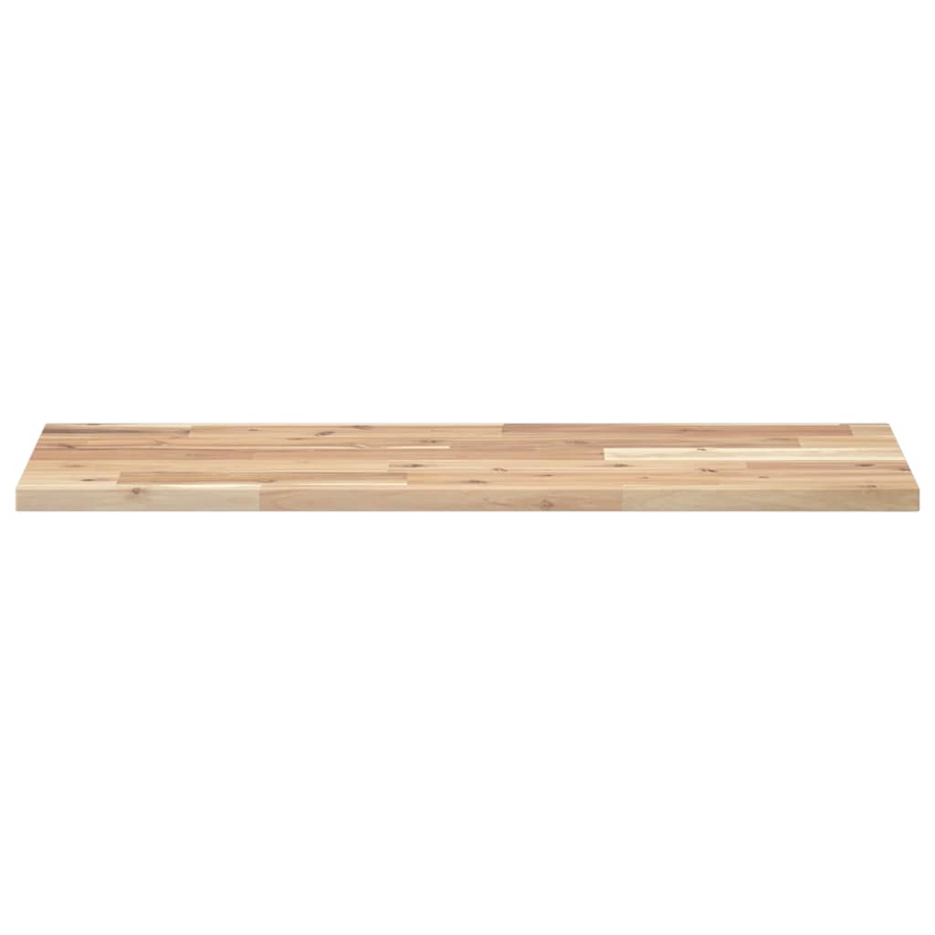 Plovoucí Police 4 Ks 100 X 30 X 2 Cm Neošetřené Akáciové Dřevo