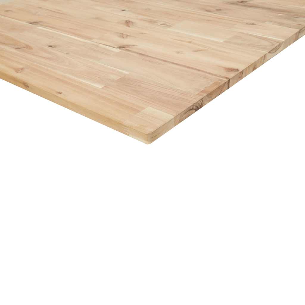 Plovoucí Police 2 Ks 80 X 40 X 2 Cm Neošetřené Akáciové Dřevo