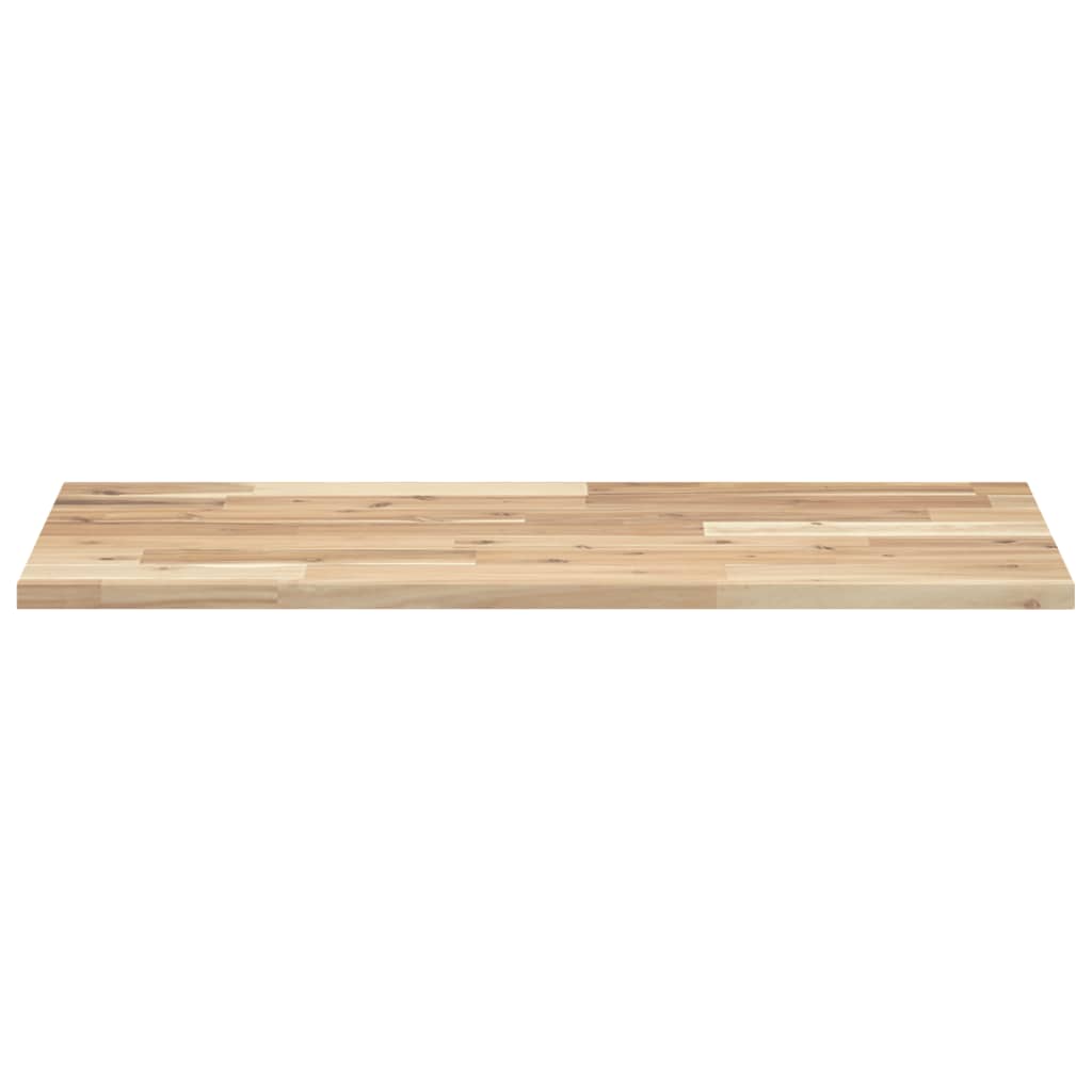 Plovoucí Police 2 Ks 100 X 40 X 2 Cm Neošetřené Akáciové Dřevo