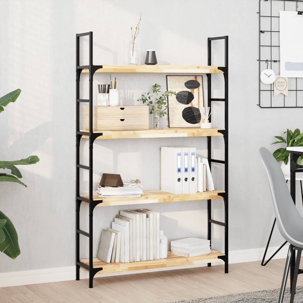 Plovoucí Police 3 Ks 100 X 20 X 4 Cm Neošetřené Akáciové Dřevo
