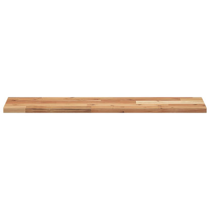 Plovoucí Police 2 Ks 100 X 20 X 2 Cm Olejované Akáciové Dřevo