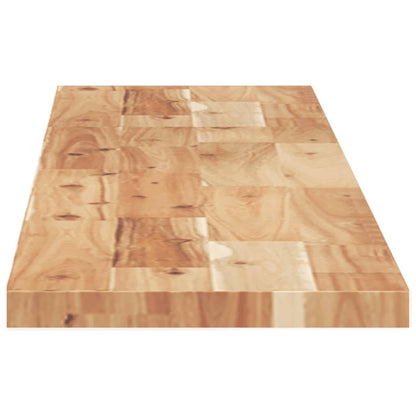 Plovoucí Police 120 X 20 X 2 Cm Olejované Akáciové Dřevo