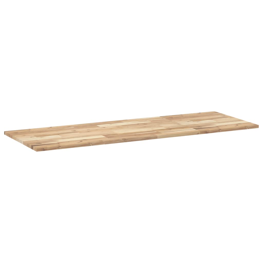Koupelnová Deska Neošetřená 160X50X2 Cm Masivní Akáciové Dřevo