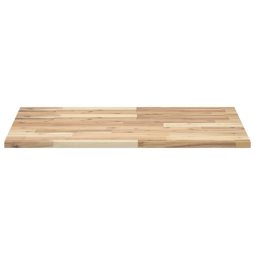 Koupelnová Deska Neošetřená 80X60X2 Cm Masivní Akáciové Dřevo