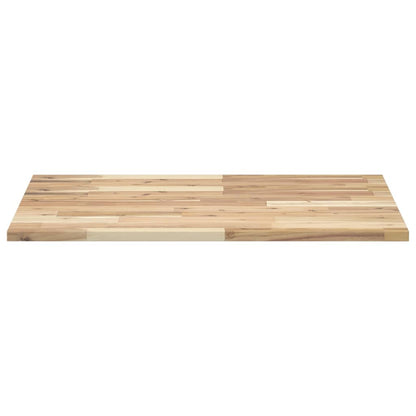 Koupelnová Deska Neošetřená 80X60X2 Cm Masivní Akáciové Dřevo