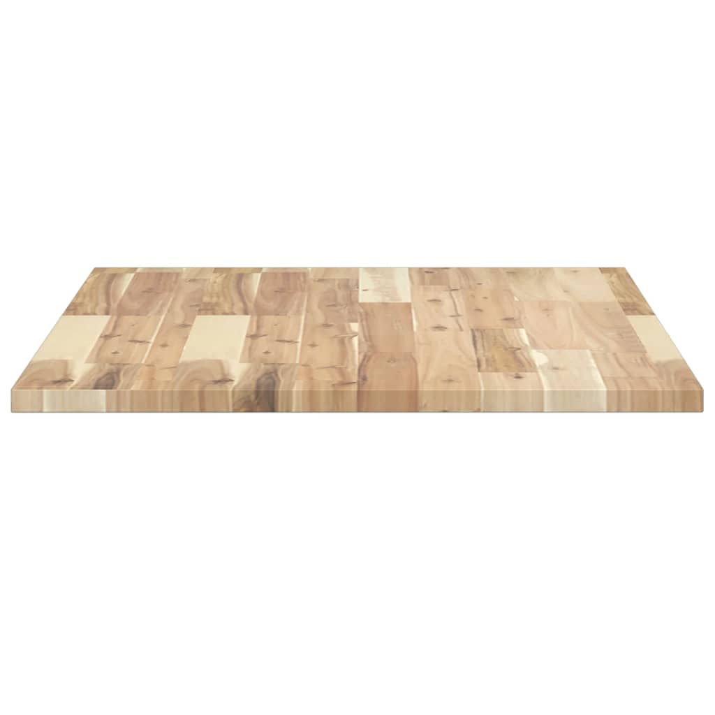 Koupelnová Deska Neošetřená 80X60X2 Cm Masivní Akáciové Dřevo