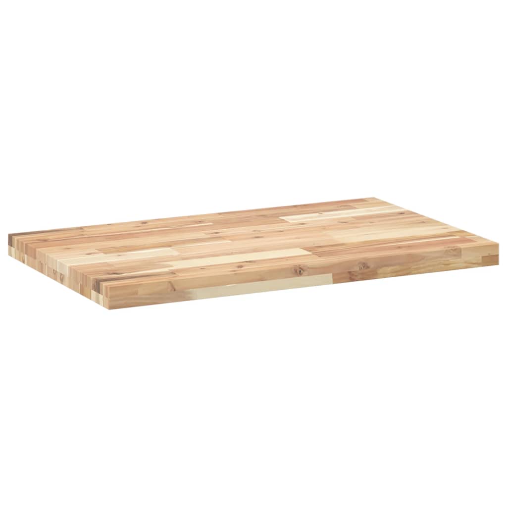 Koupelnová Deska Neošetřená 80X50X4 Cm Masivní Akáciové Dřevo