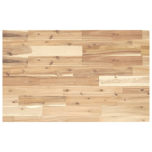 Koupelnová Deska Neošetřená 100X50X4 Cm Masivní Akáciové Dřevo