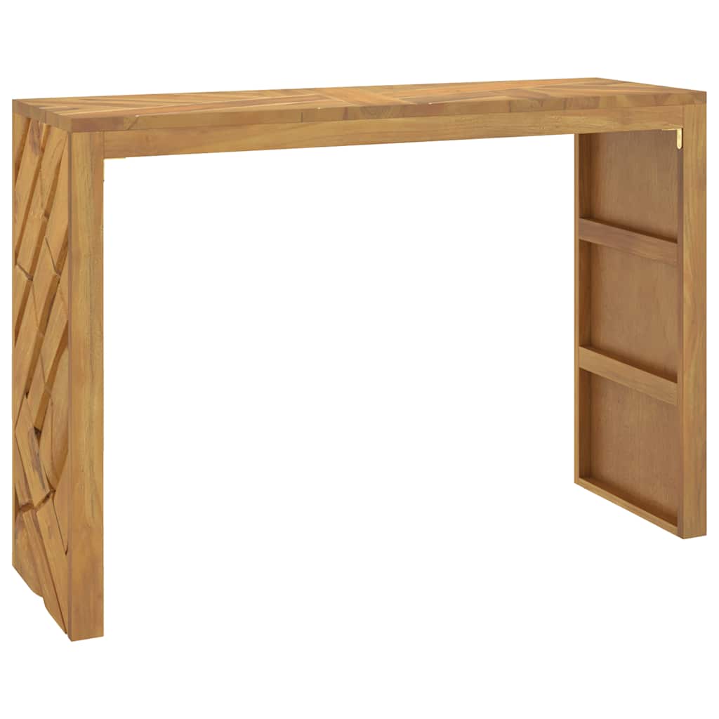 Konzolový Stolek 110 X 35 X 75 Cm Masivní Teakové Dřevo
